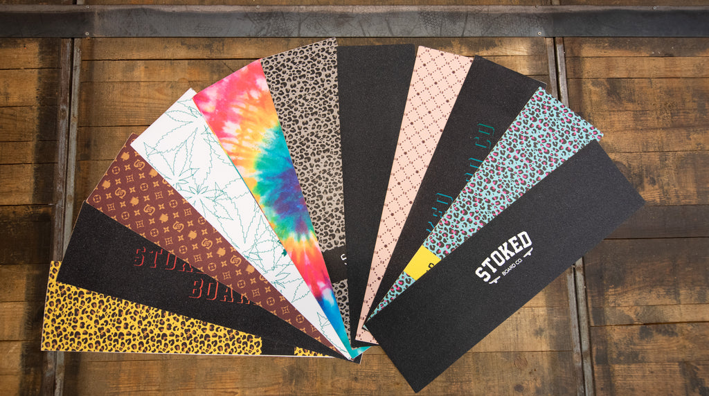 Griptapes de Stoked Board Co