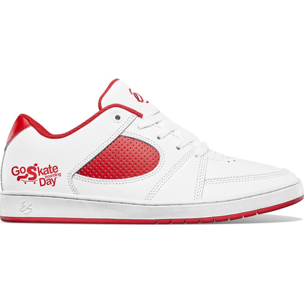 és Accel Slim x Go Skateboarding Day Blanc/Rouge – Stoked Boardshop