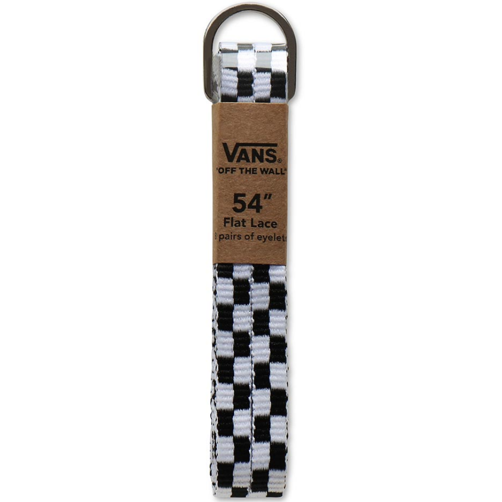 Vans Lacets 54 damier noir blanc Stoked Boardshop