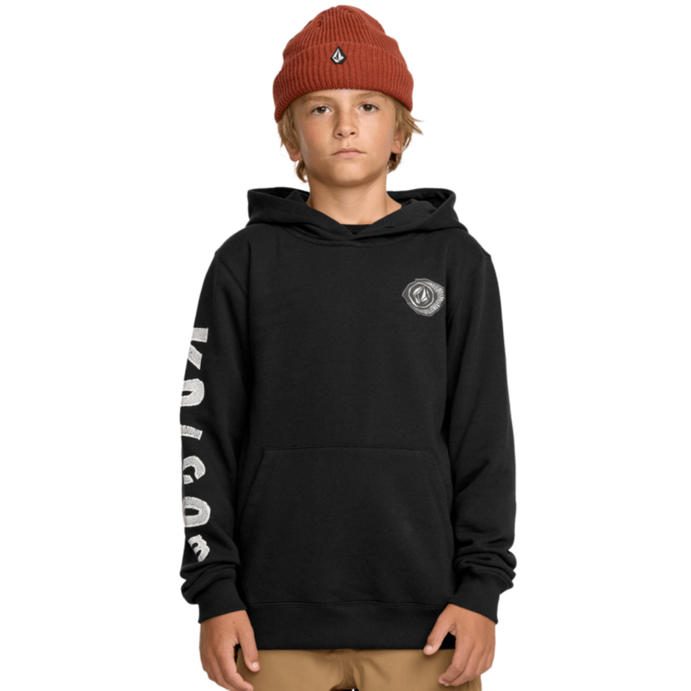 Kids Youth Essential Hoodie Black