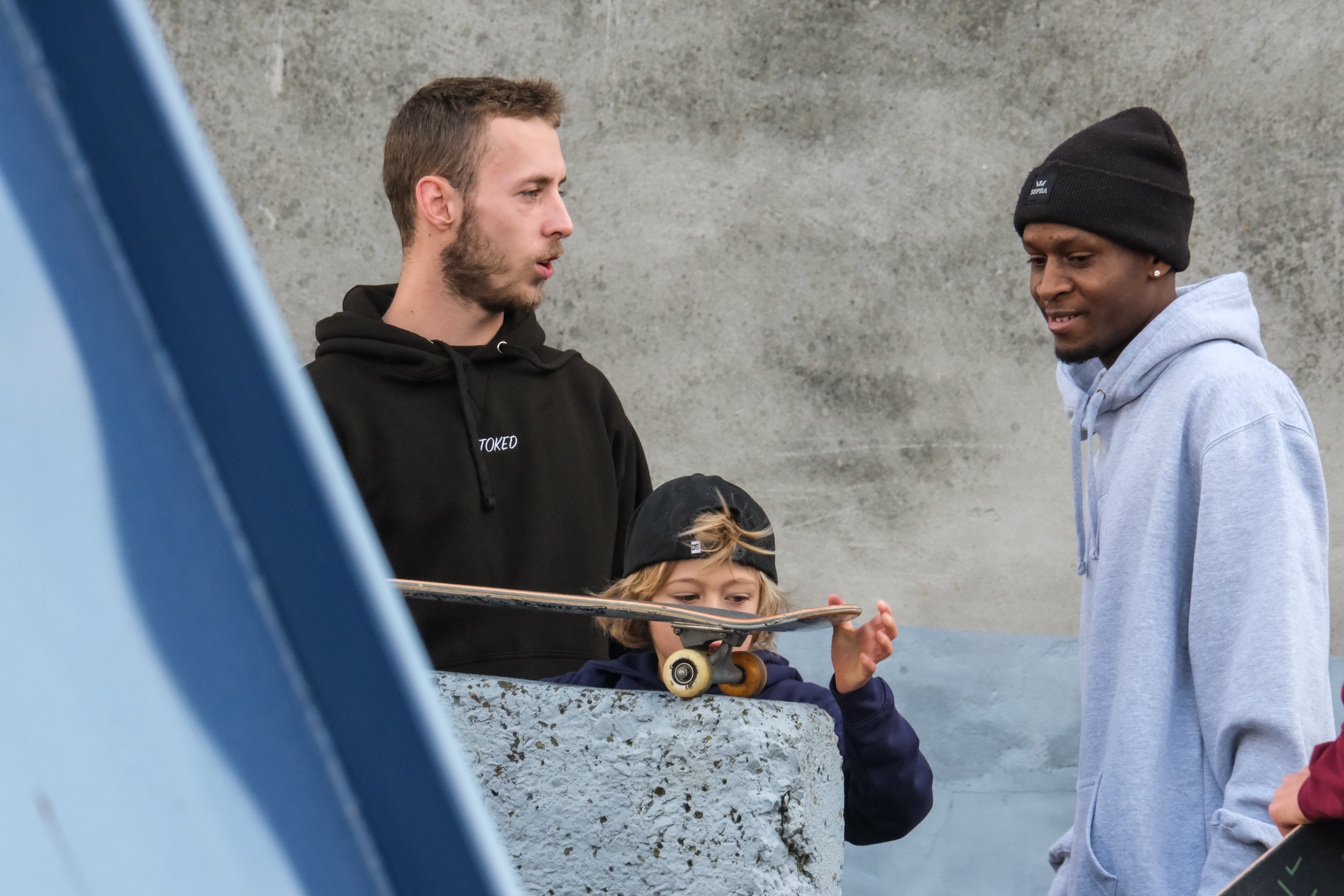 Sweat à capuche Heavyweight Script Jet Black