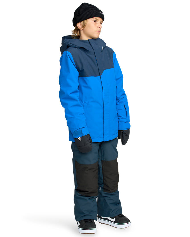 Kids Barkley Insulated Bib Overall Deep Blue