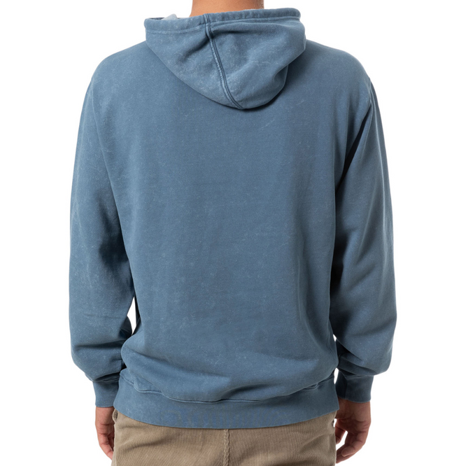 Capuche brodée Fleece Hoodie Spring Blue Sand Wash