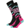 Chaussettes de neige Mitzi pour enfants Noir/Rose