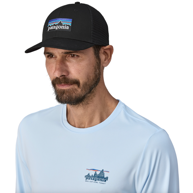 P-6 Logo LoPro Trucker Hat Black