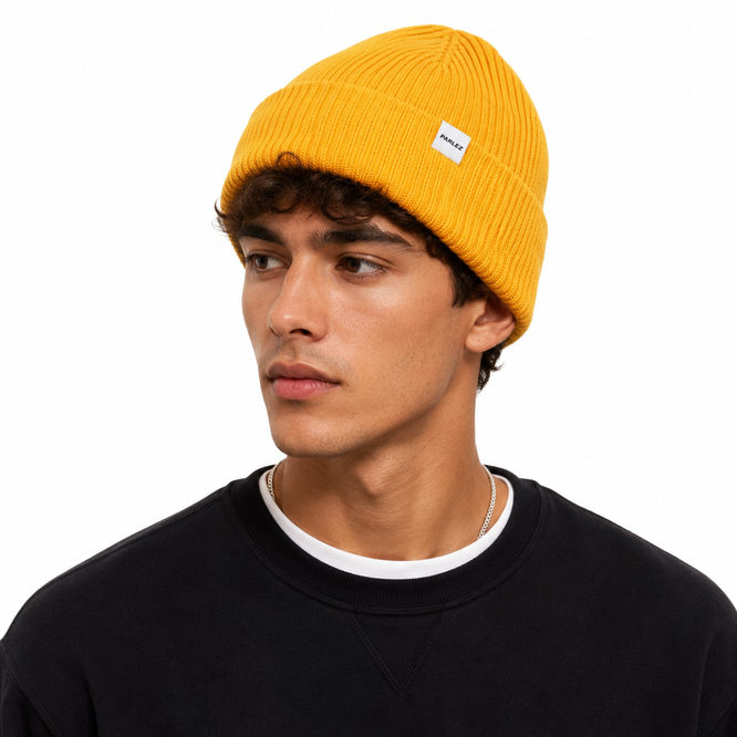 Bonnet Cooke jaune