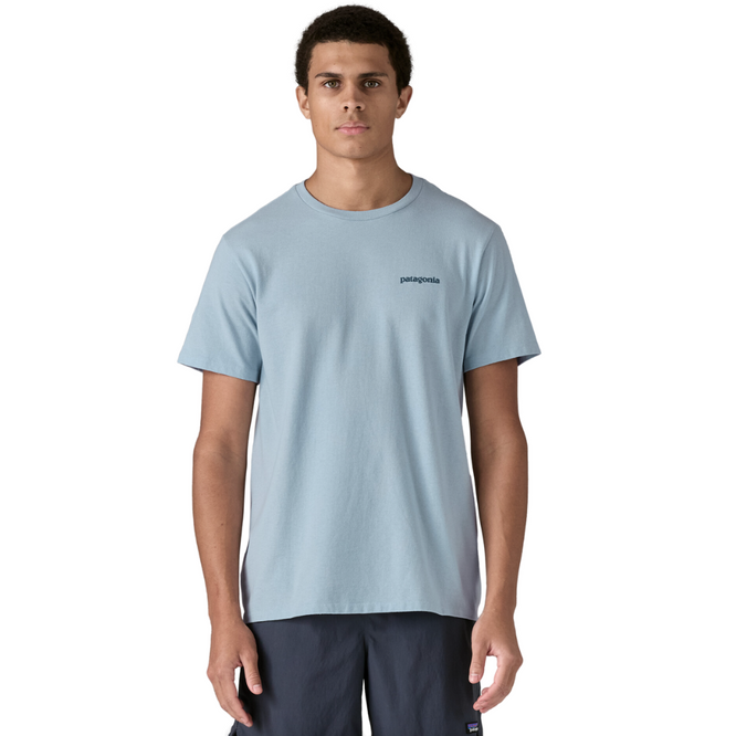 Fitz Roy Icon Responsibili-Tee® T-Shirt Fleck Blue