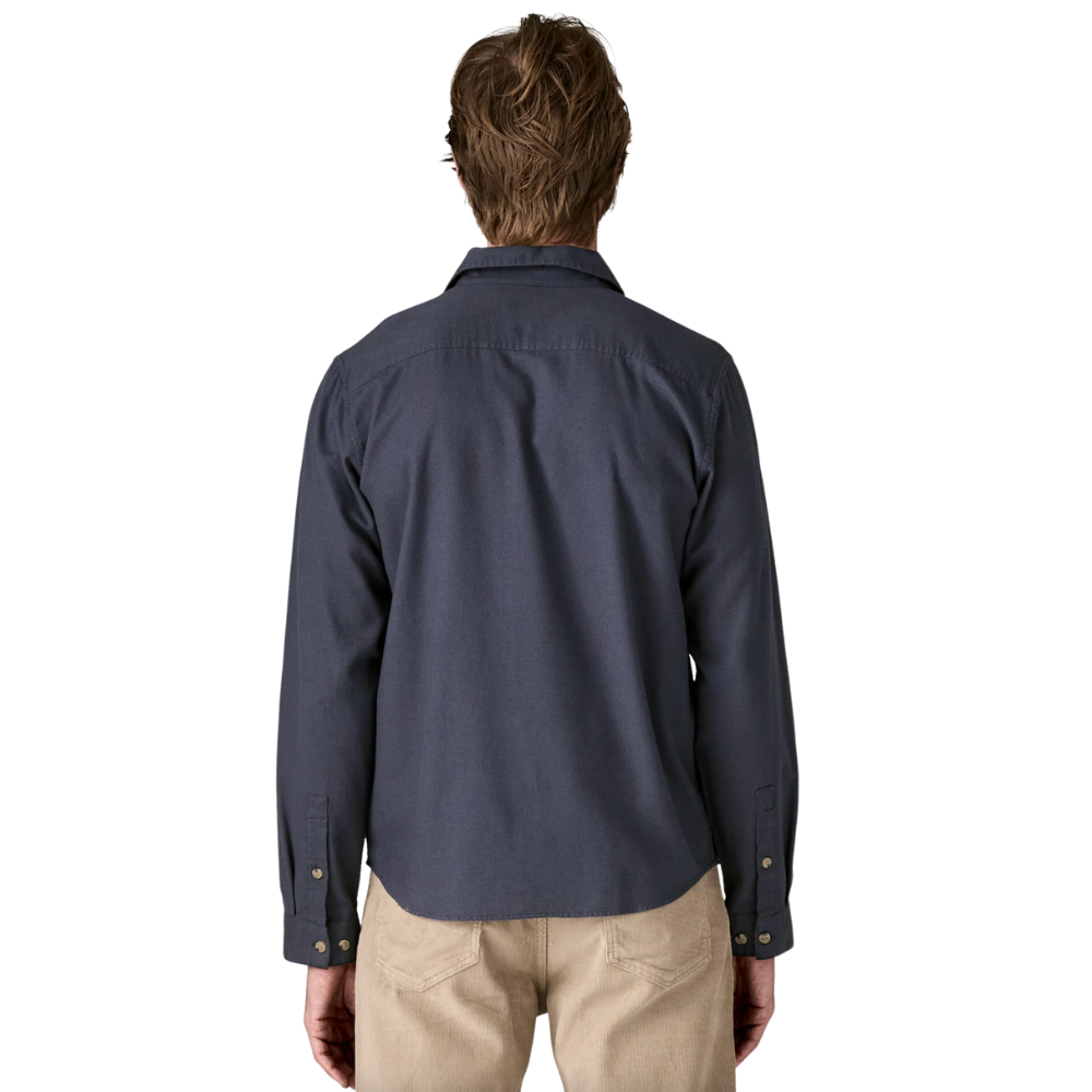 Long-Sleeved Lightweight Fjord Flannel Shirt Smolder Blue