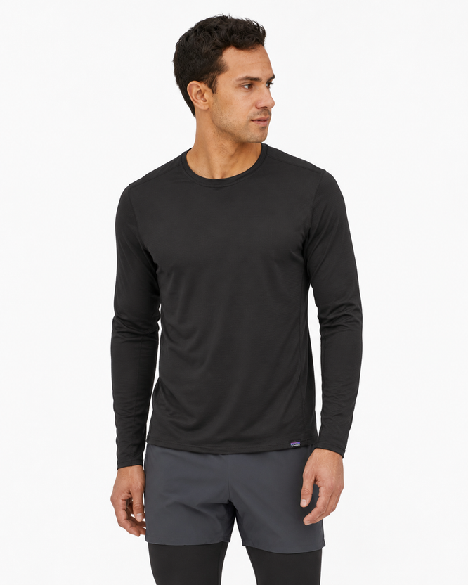 Chemise à manches longues Capilene Cool Lightweight Noir