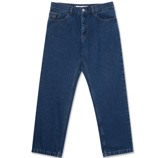 '89 ! Pantalon en denim bleu foncé