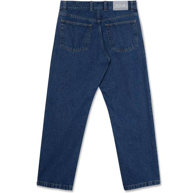 '89 ! Pantalon en denim bleu foncé