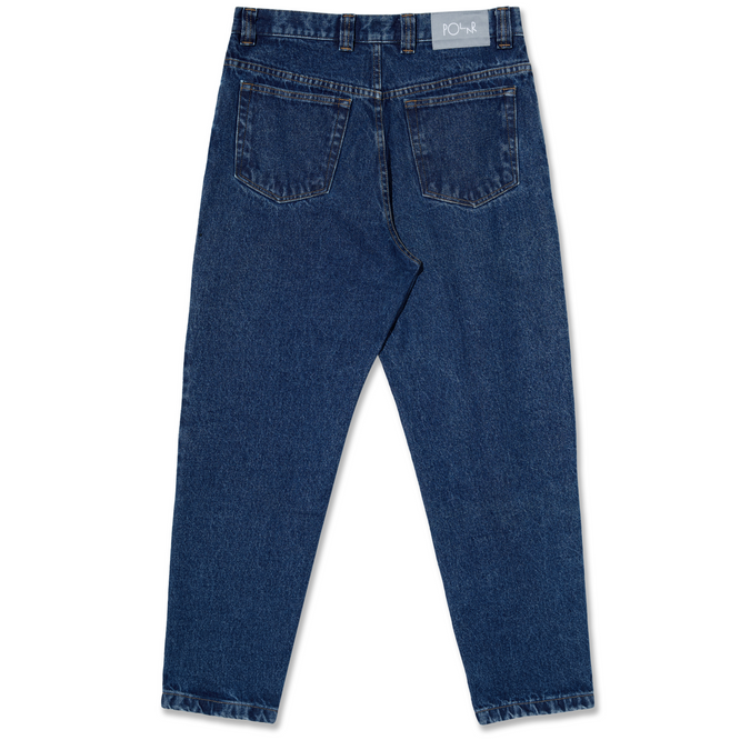 '92 ! Pantalon en denim bleu foncé