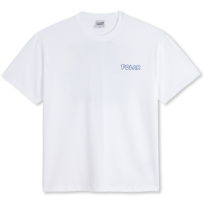 T-shirt Crash Blanc foncé