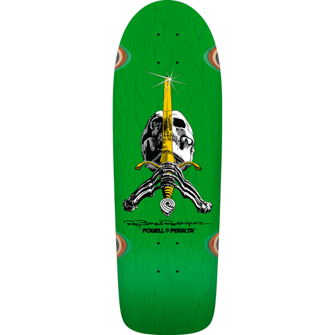 Ray Rodriguez Skull & Sword Reissue 10" (version anglaise) skateboard deck