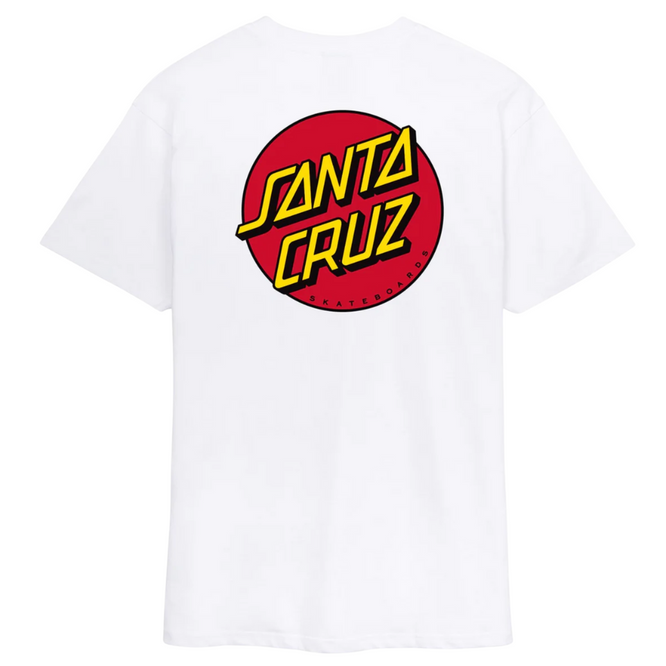T-shirt Classic Dot Chest blanc