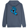 Screaming Hand Chest Hoodie Storm Grey