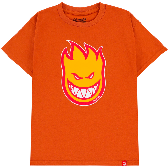 T-Shirt Bighead Fill Orange/Or/Rouge