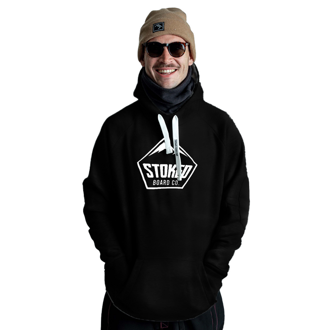 Shred Snowboard Hoodie 2024 Black