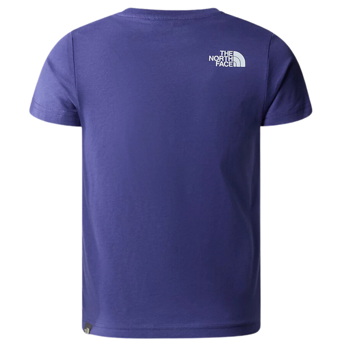 T-shirt Redbox pour enfants Cave Blue/TNF Black