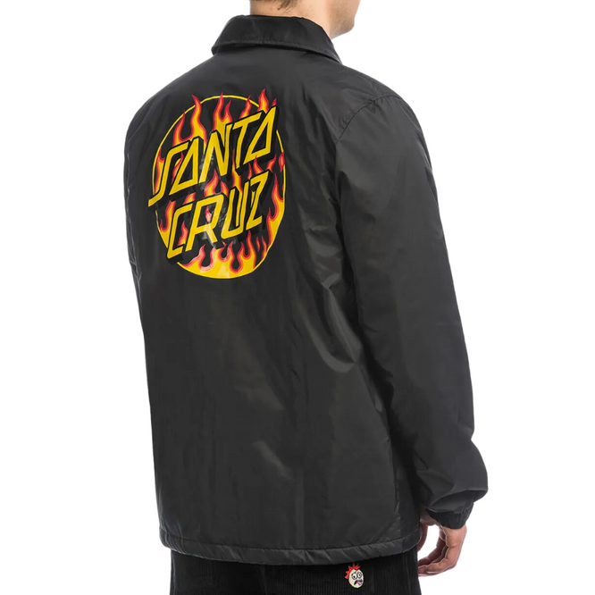 Thrasher x Santa-Cruz Flame Dot Jacket Noir