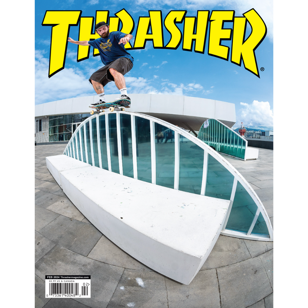 Magazine THRASHER Vintage - Février 1997 - Skateboarding - Numéro 204 Avec Mark Gonzales - Très Bon État