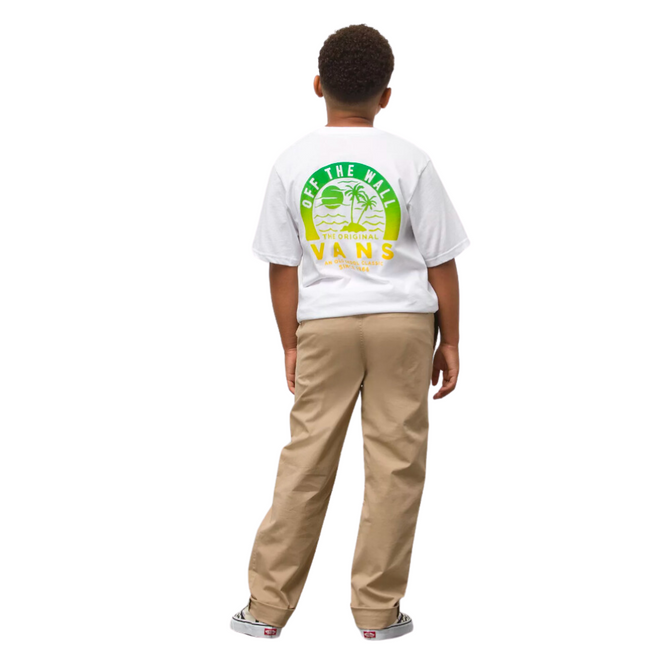 Kids Range Pantalon chino à taille élastique Kaki