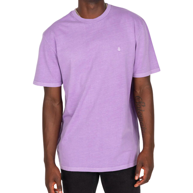 Solid Stone T-shirt brodé Paisley Purple