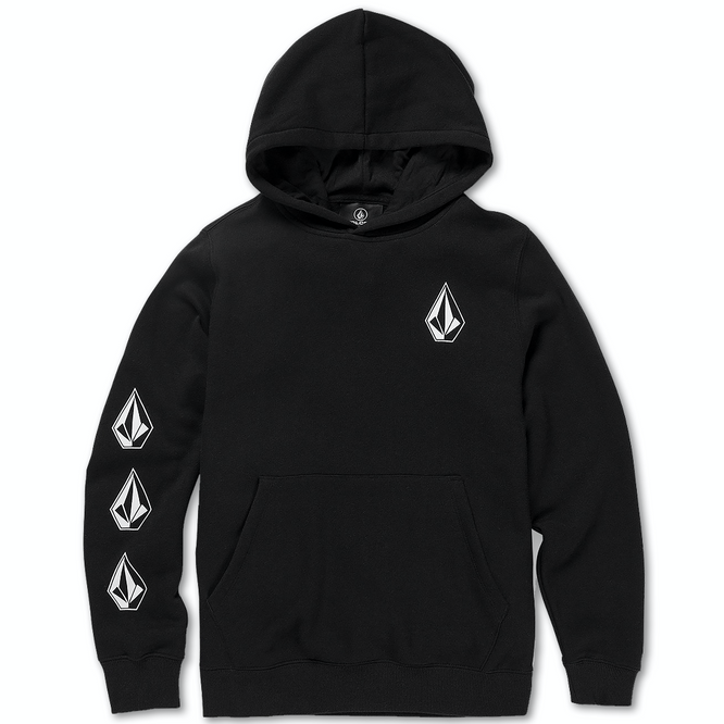 Kids Iconic Stone Hoodie Noir