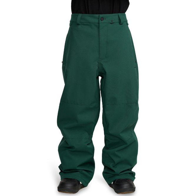 Snow Billow Snowboard Pants Black Green