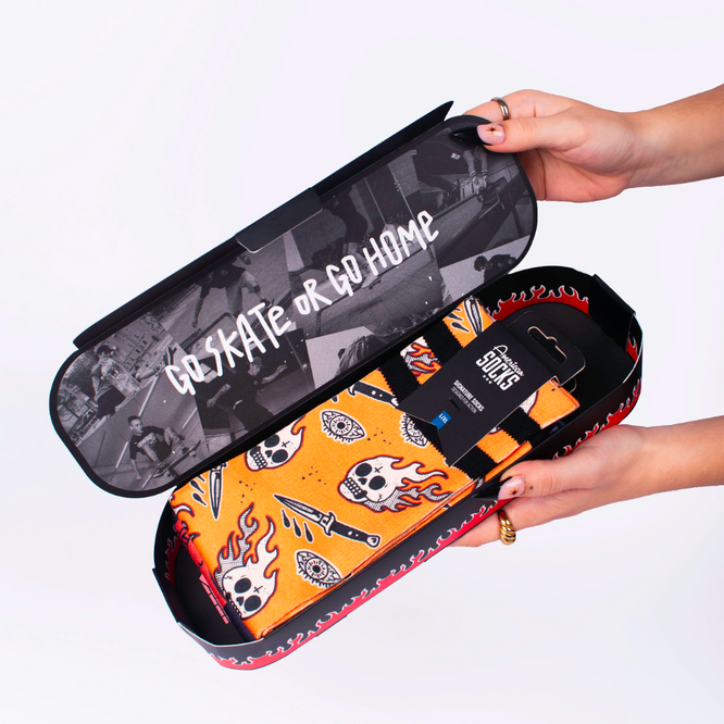 Chaussettes de skateboard Boîte cadeau