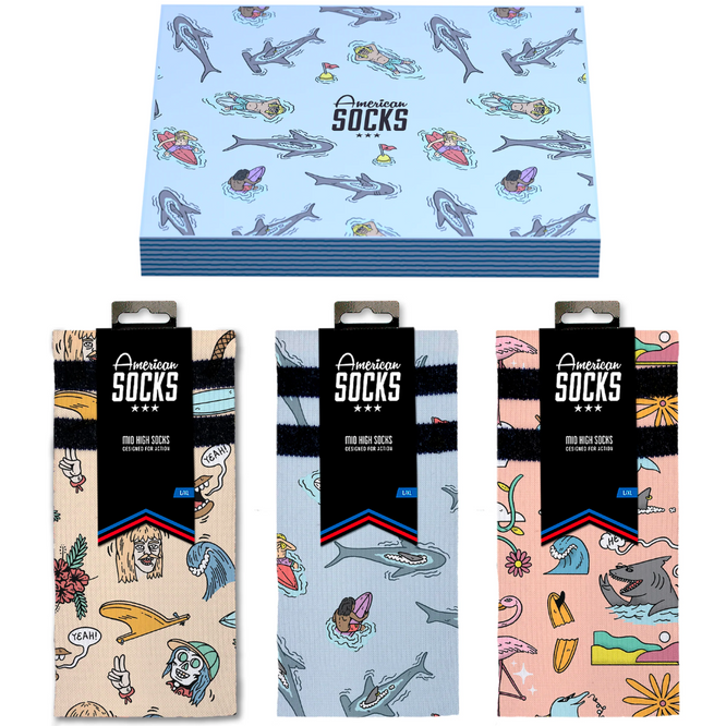 Chaussettes de surfeur Boîte cadeau