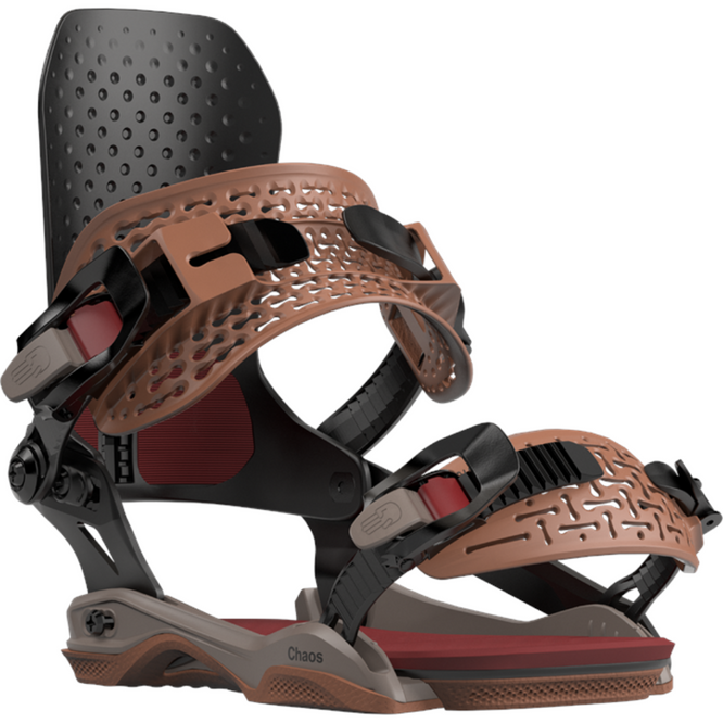 Fixations de snowboard Chaos Black/Hazel 2024