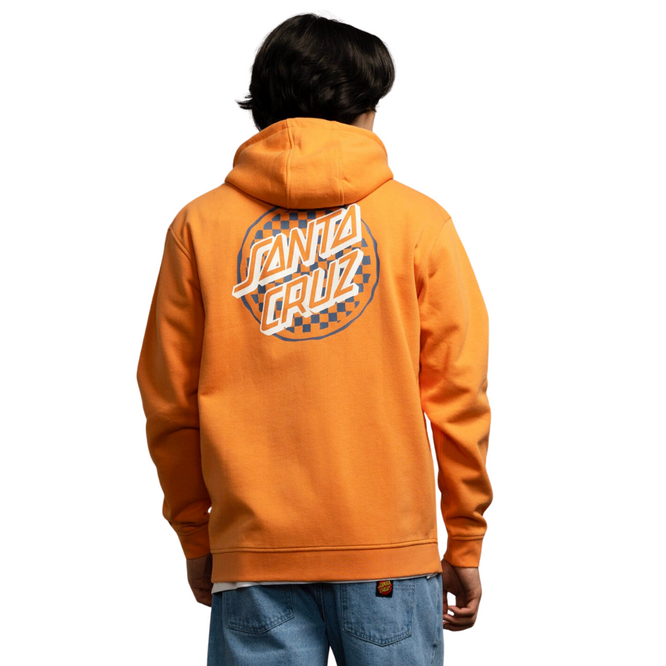 Breaker Check Opus Dot Hoodie Apricot