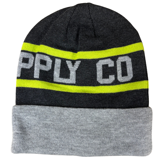 Beanie Name Green/Grey