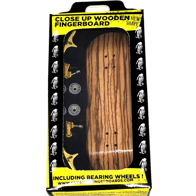 Bois zébré or Trucks 33mm Fingerboard