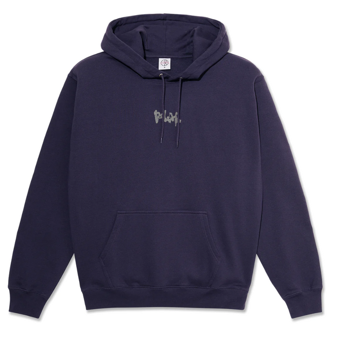 Dave Hoodie Drip Logo Violet foncé