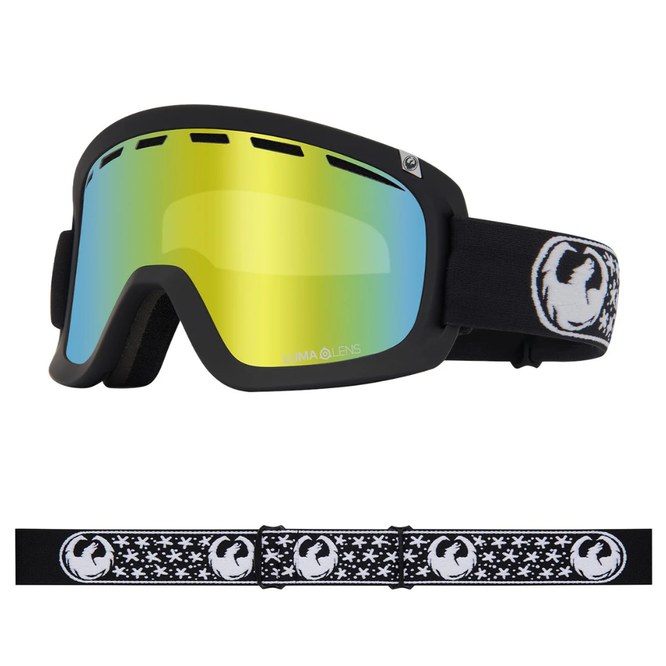 D1 OTG Mikkel 25 /LumaLens  Gold Ionized + LumaLens Amber Snowboard Goggles