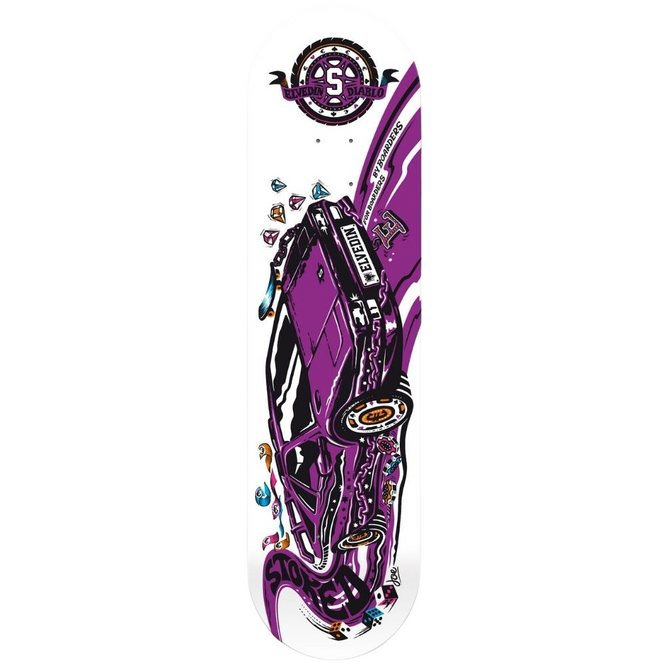 Planche de skateboard Stoked Elvedin Diablo Purple