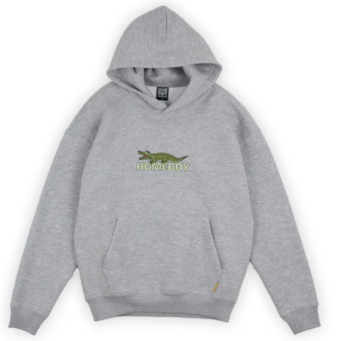 Crocoboy Hoodie Heather Grey