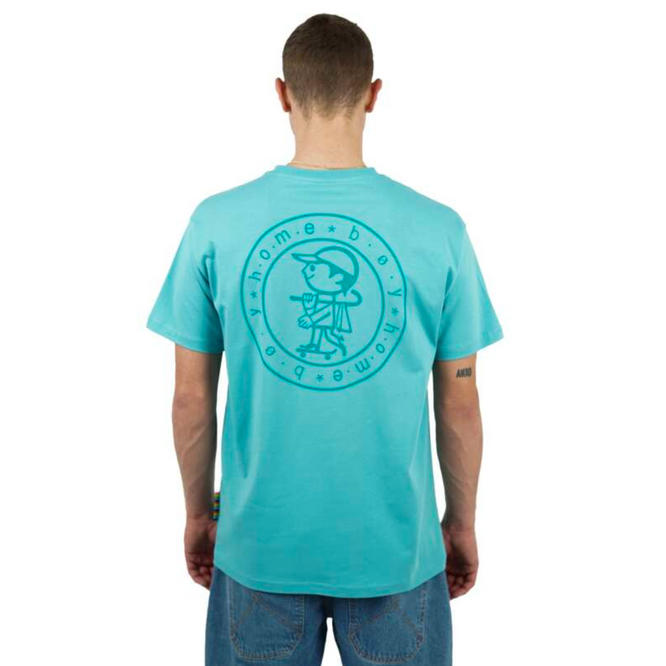 Hans Den Skater T-shirt Bleu Glace