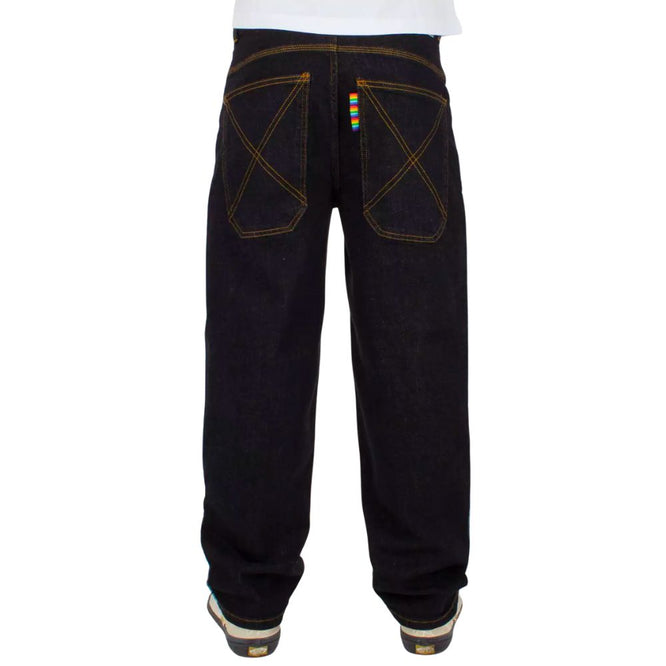 X-tra Baggy Denim Washed Black Tabacco