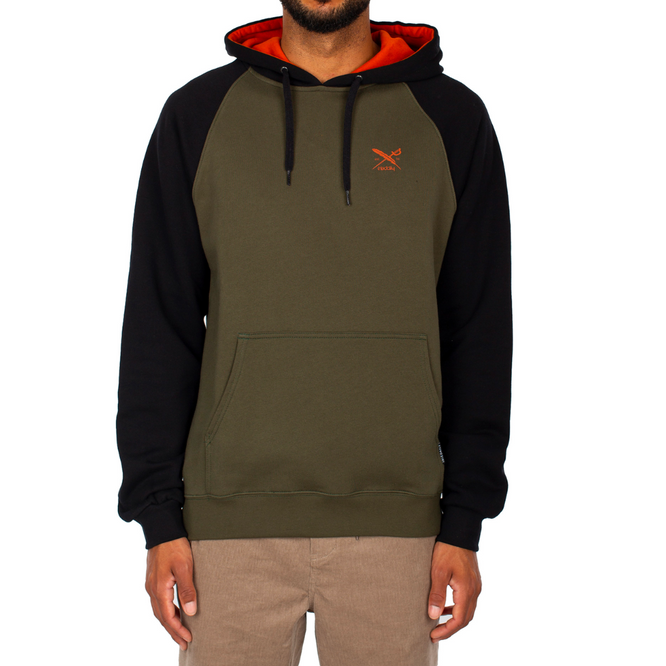 The College Hoodie Olive foncé