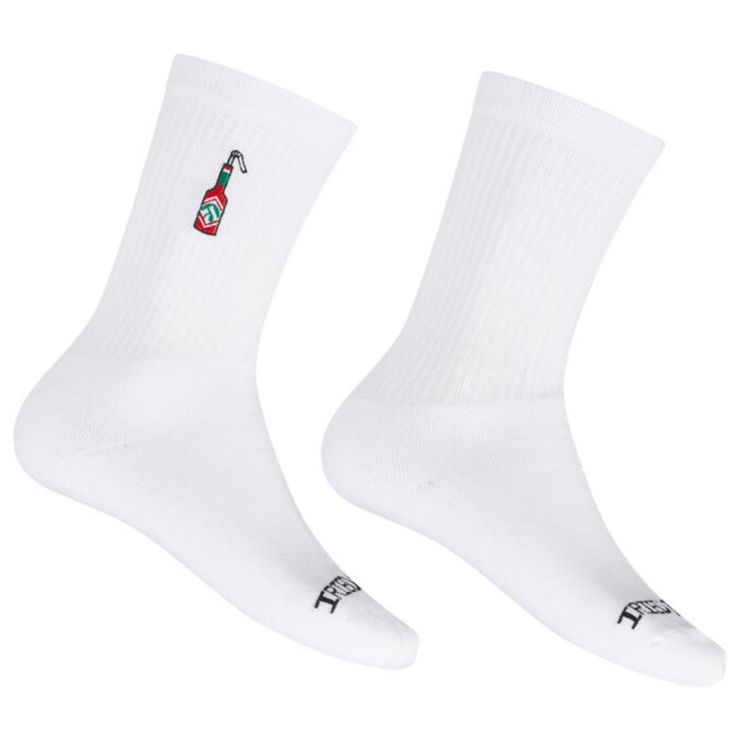 Hot Hot Sauce Socks White