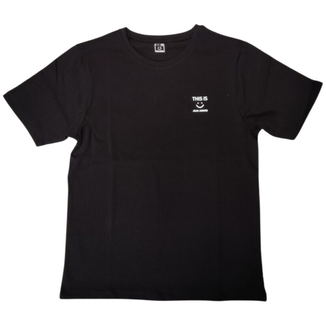 T-Shirt zébré noir