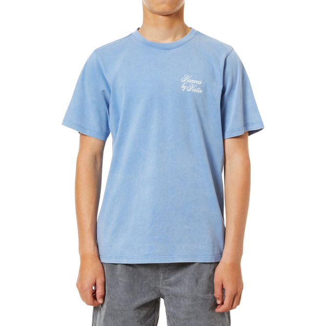 Les enfants Royal T-shirt Bay Blue Sand Wash