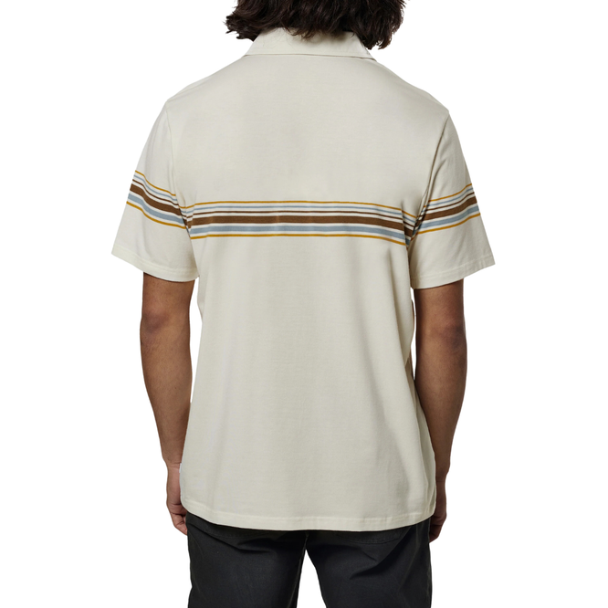 Polo à rayures Stacy Vintage White