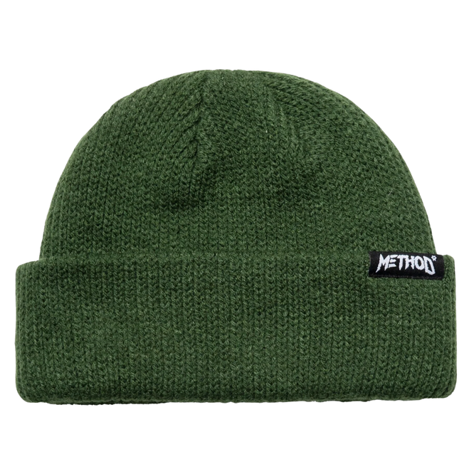 Label Beanie Forest Green