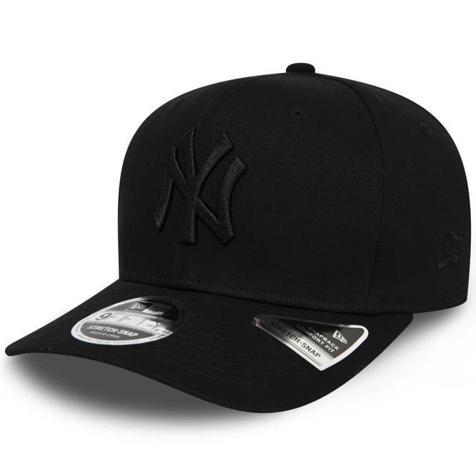 New York Yankees 9FIFTY Stretch Snap Cap Tonal Black
