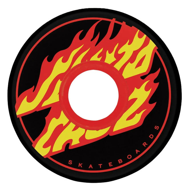 Flame Dot Mini Super Juice 55m 78a Black Skateboard Wheels