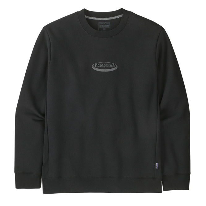 '95 Oval Logo Uprisal Creweneck Sweater Black